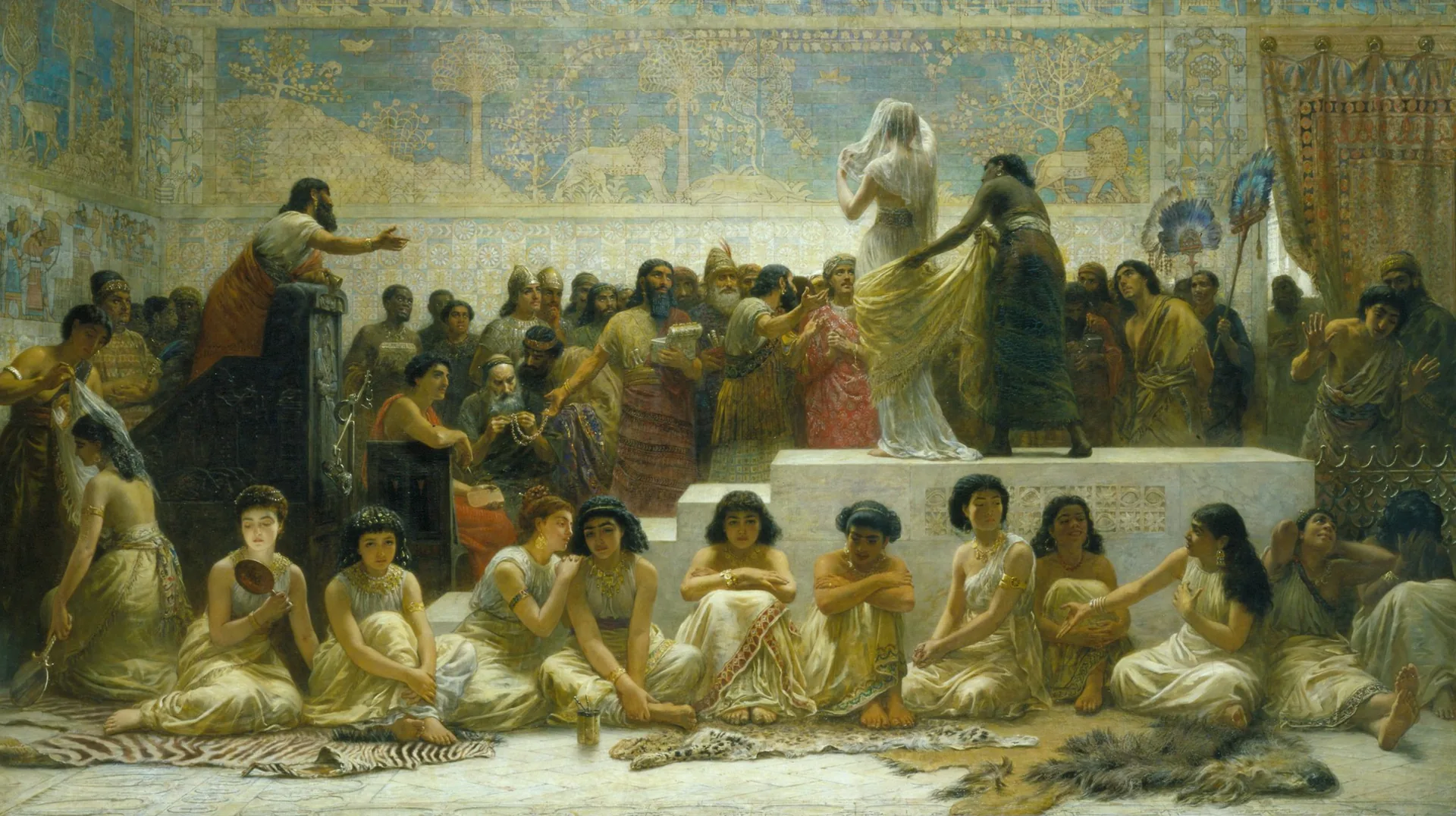 The Babylonian Marriage Market, Edwin Long, 1875