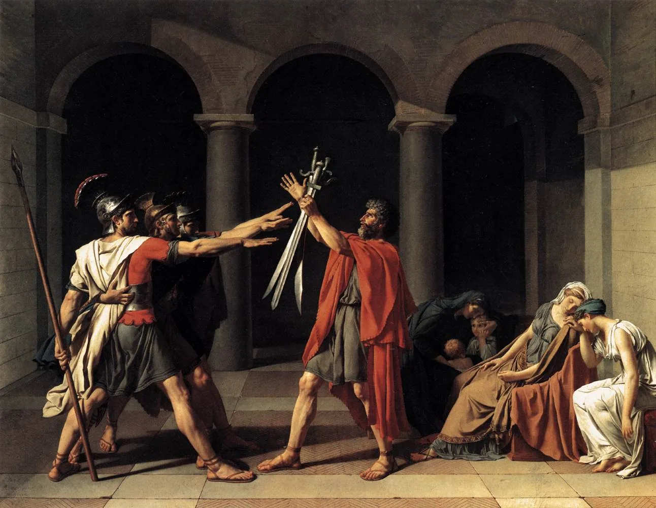 David, Juramento dos Horácios